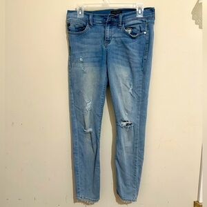 Judy Blue Size 29 Distressed Skinny Fit Light Wash Jeans